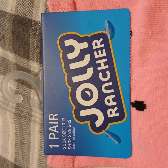 NWT Jolly Rancher Watermelon Crew Socks Unisex 6-12 - Picture 2 of 5